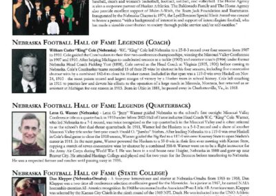NFF HOF Banquet page 3 awards , Player Profiles 9-23